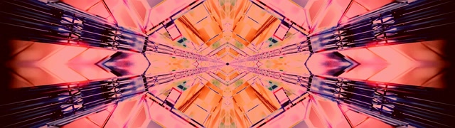 Tunel Neon Kaleidoscop Diamant Explozie 32:9 Super Ultrawide 60fps Screensaver VJ Loop