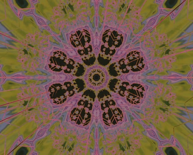 Tunel Neon Explozie Caleidoscop Floral VJLoops 5:4 industrial 60fps screensaver