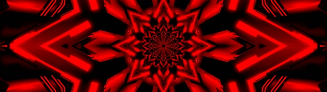 Tunel Neon Verde Stea Caleidoscop 32:9 Super Ultrawide 60fps Screensaver VJLoops