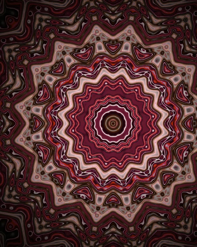 Tunel Neon Mandala Stea Vortex VJLoops 4:5 Instagram 60fps Screensaver