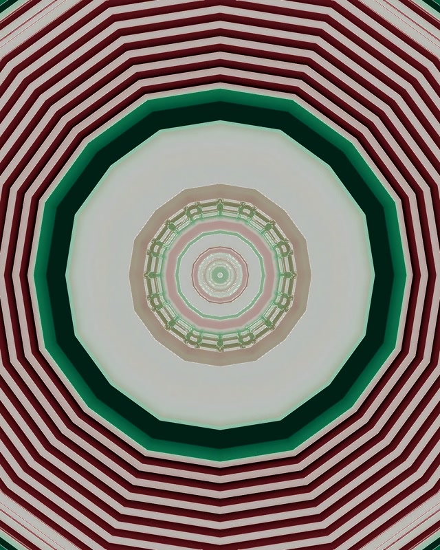 Tunel Neon Stacojiu Verde Octagon Vortex 60fps 4:5 Instagram Screensaver VJLoops