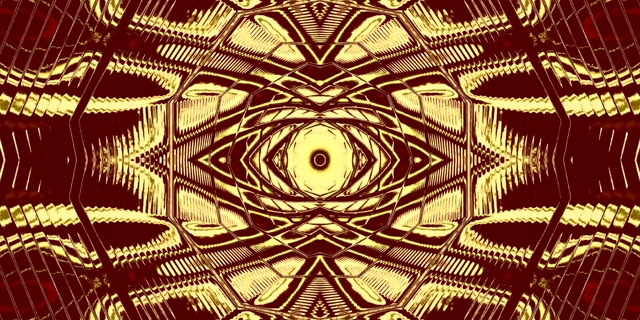 Tunel Neon Mandala Aurie Screensaver 2:1 Univisium 60fps VJ Loop Screensaver PC