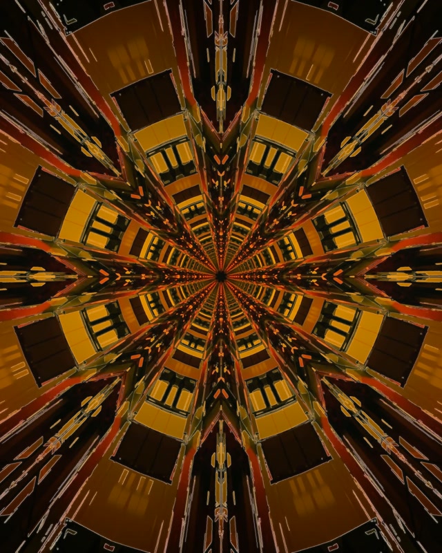 Tunel Neon Calidoscop Explozie Stele VJ Loop 4:5 Instagram 60fps Screensaver