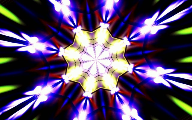 Tunel Neon Kaleidoscop Explozie VJ Loop 60fps 16:10 MacBook Screensaver