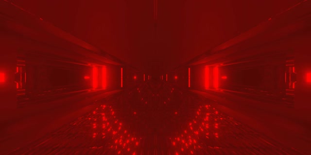 Tunel Neon Roșu VJLoops 2:1 Univisium 60fps Screensaver