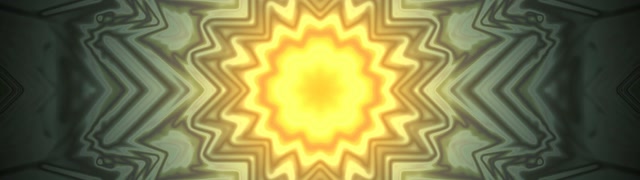 Tunel Neon Caleidoscop Explozie Stea Aurie VJ Loop 32:9 Super Ultrawide 60fps Economizor Ecran