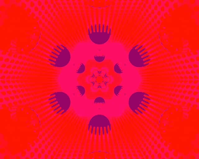 Tunel Neon Hexagon Caleidoscop VJ Loop 5:4 Industrial 60fps Economizor Ecran