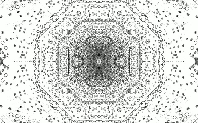 Tunel Neon Vortex Octagon VJLoops 16:10 Macbook 60fps Screensaver