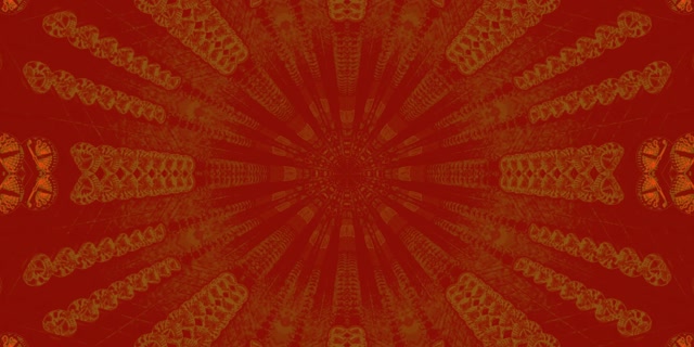 Tunel Neon Explozie Caleidoscop Portocaliu Verde VJLoops 2:1 Univisium 60fps Ecran de Protecție