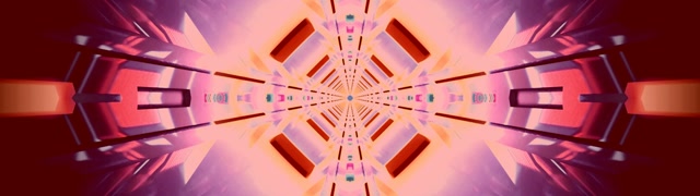 Tunel Neon Kaleidoscop Diamant Explozie 32:9 Super Ultrawide 60fps Screensaver VJ Loop