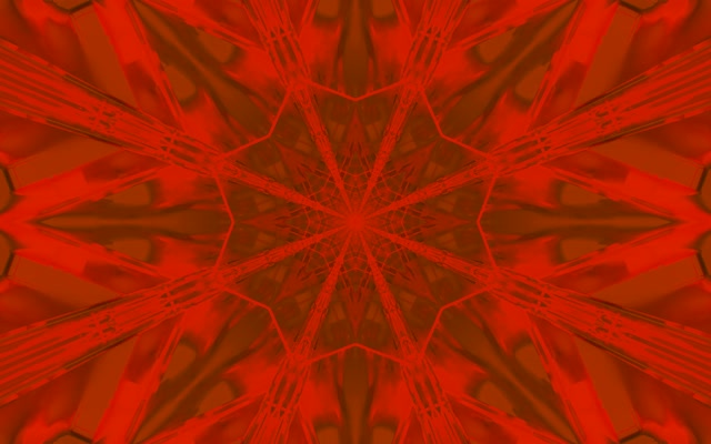 Fractal Roșu Calidoscop Tunel Neon VJ Loop 16:10 MacBook 60fps Screensaver
