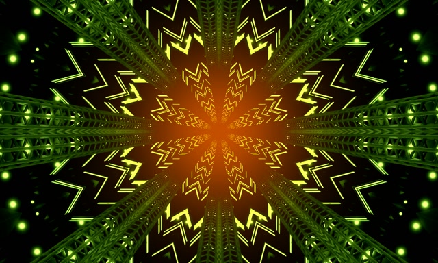 Tunel Neon Explozie Kaleidoscop VJLoops 5:3 Wide 60fps Screensaver