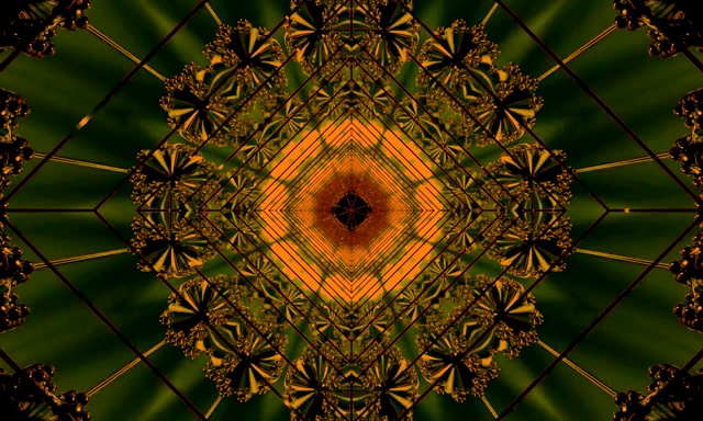 Tunel Neon Vortex Diamant Portocaliu VJLoops 5:3 Wide 60fps Economizor Ecran