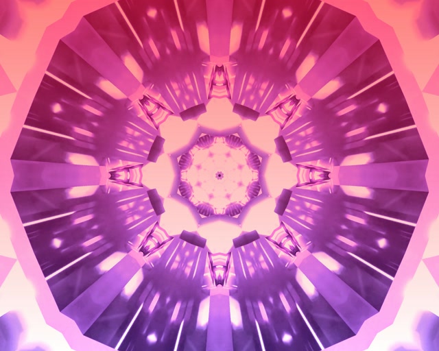 Tunel Neon Roz Caleidoscop Vortex VJ Loop 5:4 Industrial 60fps Screensaver