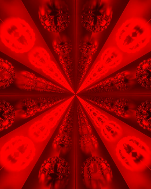 Tunel Neon Fractal Mandelbrot Roșu VJLoops 4:5 Instagram 60fps Screensaver