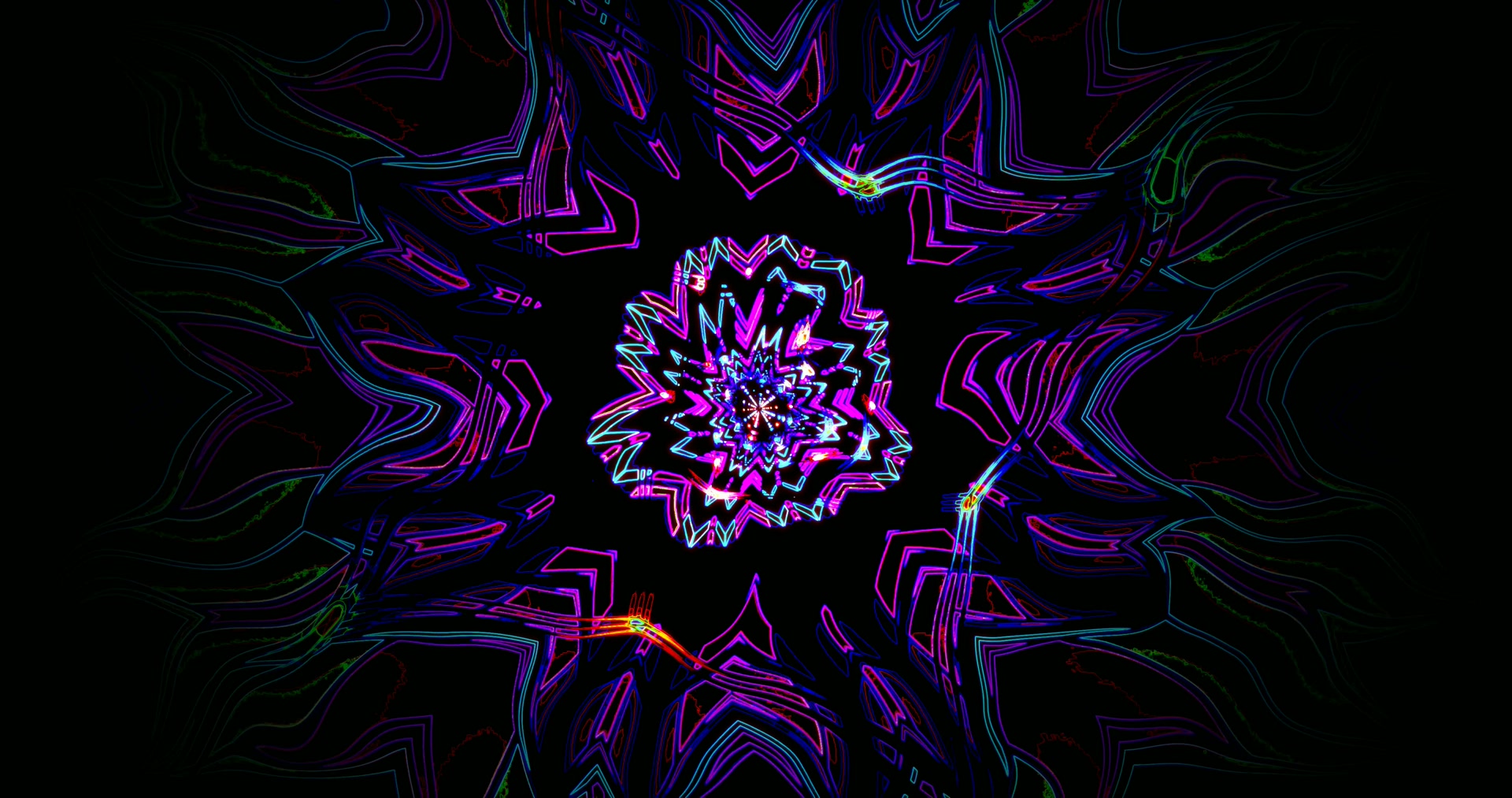 Neon Tunnel VJ Loop 4K UHD 60FPS Screensaver Windows PC Laptop