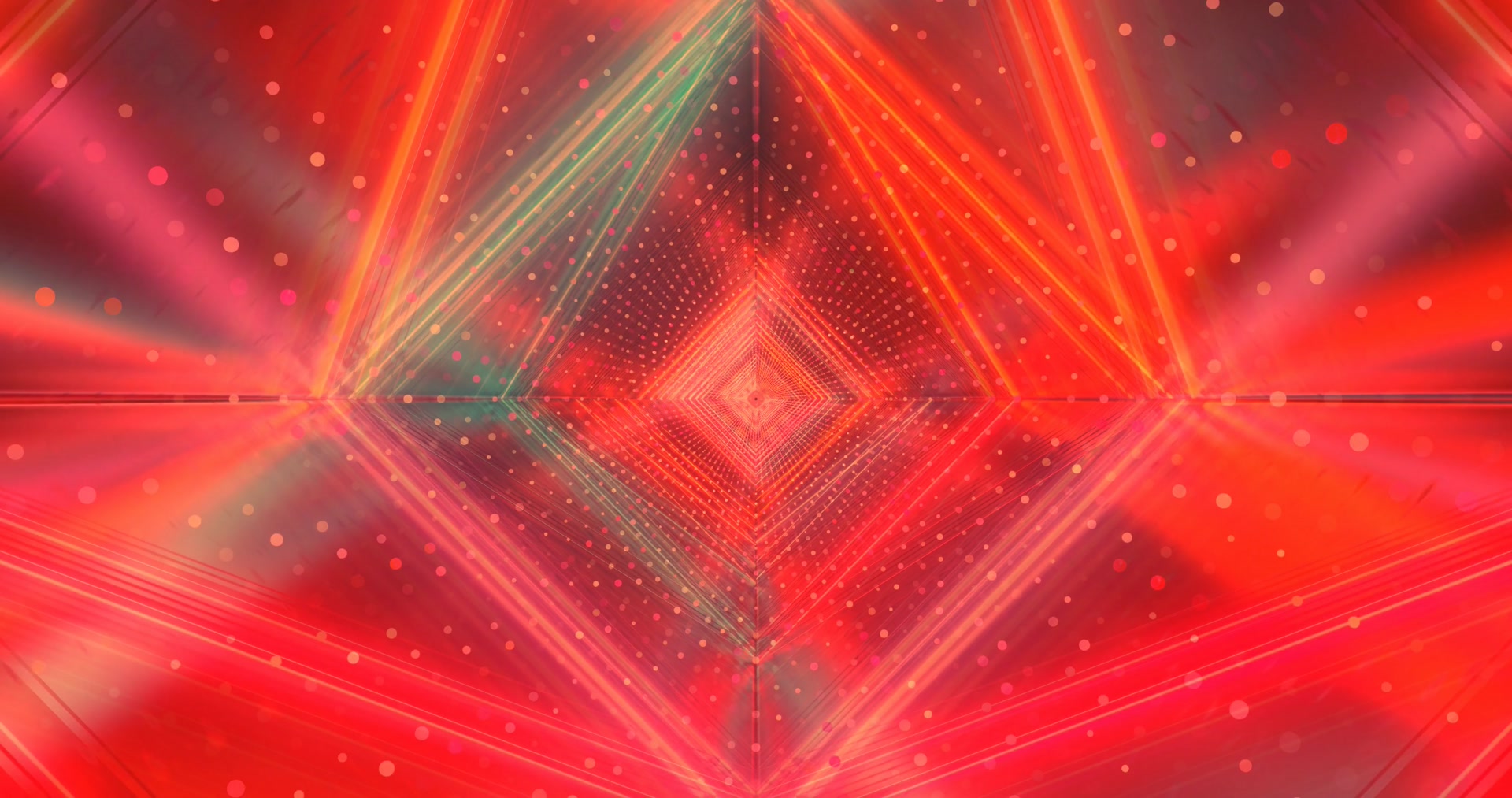 Crimson Neon Tunnel 4K 60FPS Screensaver VJ Animation Motion Background