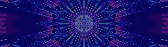 32:9 Ultrawide 60fps Neon Tunnel Exploding Kaleidoscope Petals Blue Red Screensaver Vj Clip