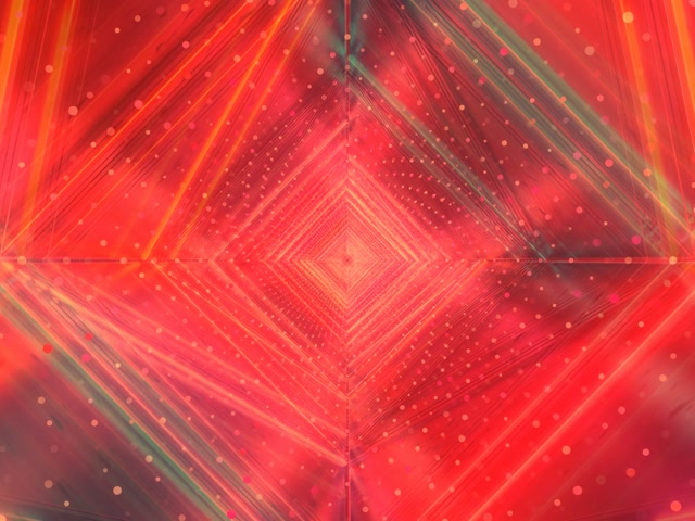 Pulsating Diamond Neon Tunnel VJ Loop 4:3 Classic 60fps Screensaver