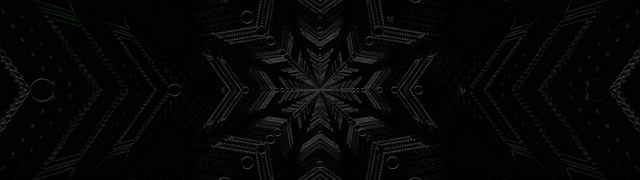 Неоновый туннель темный калейдоскоп звезда VJ Loop 32:9 Super Ultrawide 60fps Заставка