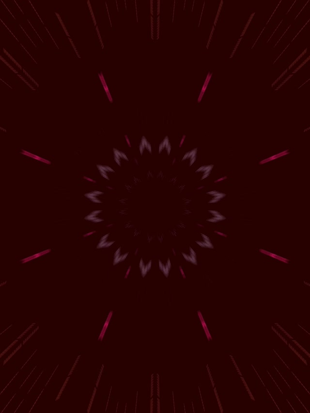 Неоновый Туннель Пурпурный Лепестковый Вихрь Заставка 3:4 iPad Portrait 60fps VJ Loop