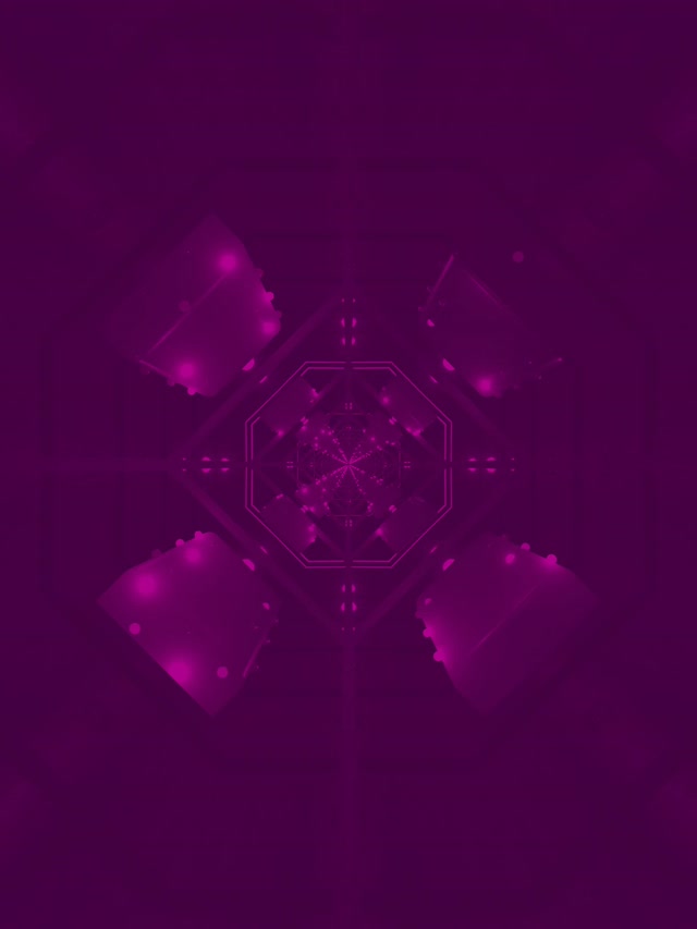 Фиолетовый Неоновый Туннель Заставка 3:4 iPad Портрет 60fps VJ Loop