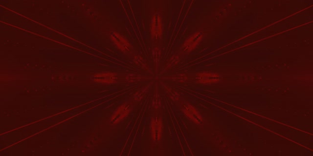 Red Neon Tunnel Dashed Cross Burst VJ Loop 2:1 Univisium 60fps Screensaver
