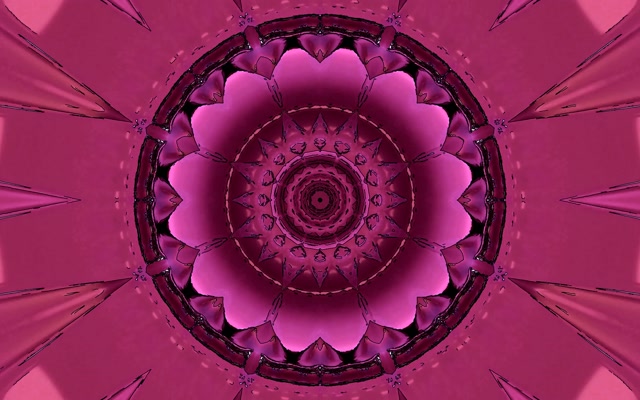 Ružový Neon Tunnel Mandala Šetrič Obrazovky 60fps 16:10 MacBook VJ Loop