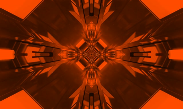 Red Neon Tunnel Kaleidoscope 5:3 Wide 60fps VJ Loop Screensaver