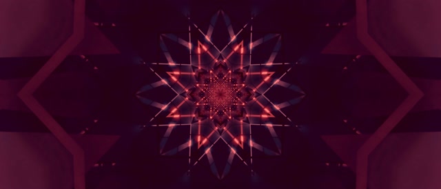 Neon Tunnel Kaleidoscope Star 21:9 Ultrawide 60fps Screensaver Vj Loop