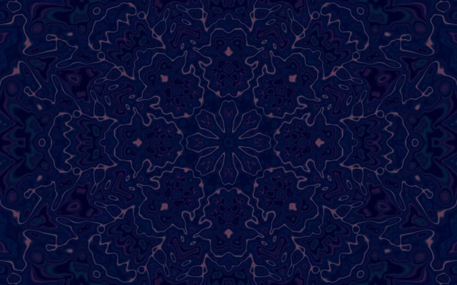 Neon Tunel Mandala VjLoops 16:10 MacBook 60fps Šetrič Obrazovky Modrý Kaleidoskop