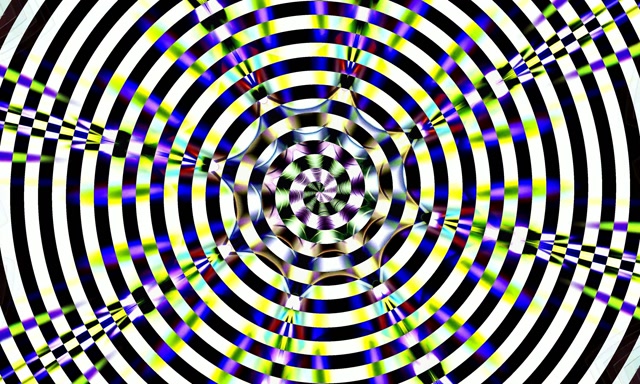 Neon Tunnel Concentric Checkerboard Vortex | 5:3 Wide 60fps Screensaver