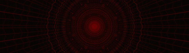Red Neon Tunnel Vj Loop 32:9 Super Ultrawide 60fps Screensaver Hexagon Grid