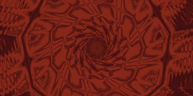 Red Swirling Octagon Neon Tunnel Vj Loop 2:1 Univisium 60fps Screensaver