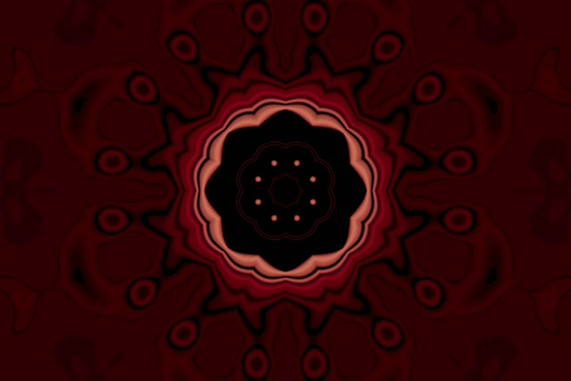 Neon Tunnel Red Kaleidoscope Star Vj Loop 3:2 Surface 60fps Screensaver