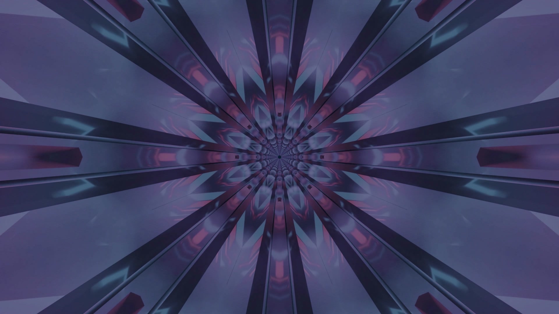 Kaleidoskop neónový tunel Šetrič obrazovky 4K UHD 60fps Živá tapeta