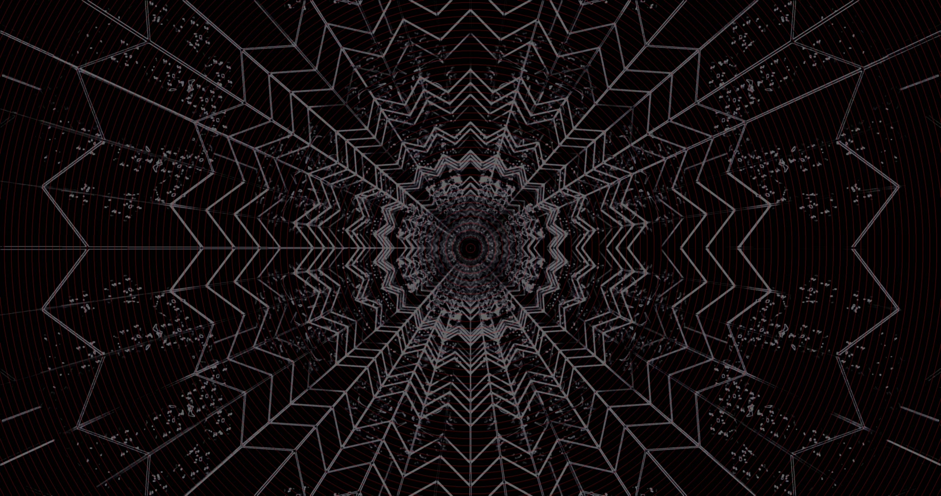 geometrický neon tunel kaleidoskop šetrič obrazovky windows 11 VJ loop 4K UHD 60fps