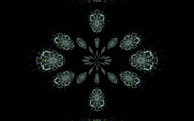 Neon tunel kaleidoskop výbuch VJ Loop 16:10 Macbook 60fps šetrič obrazovky