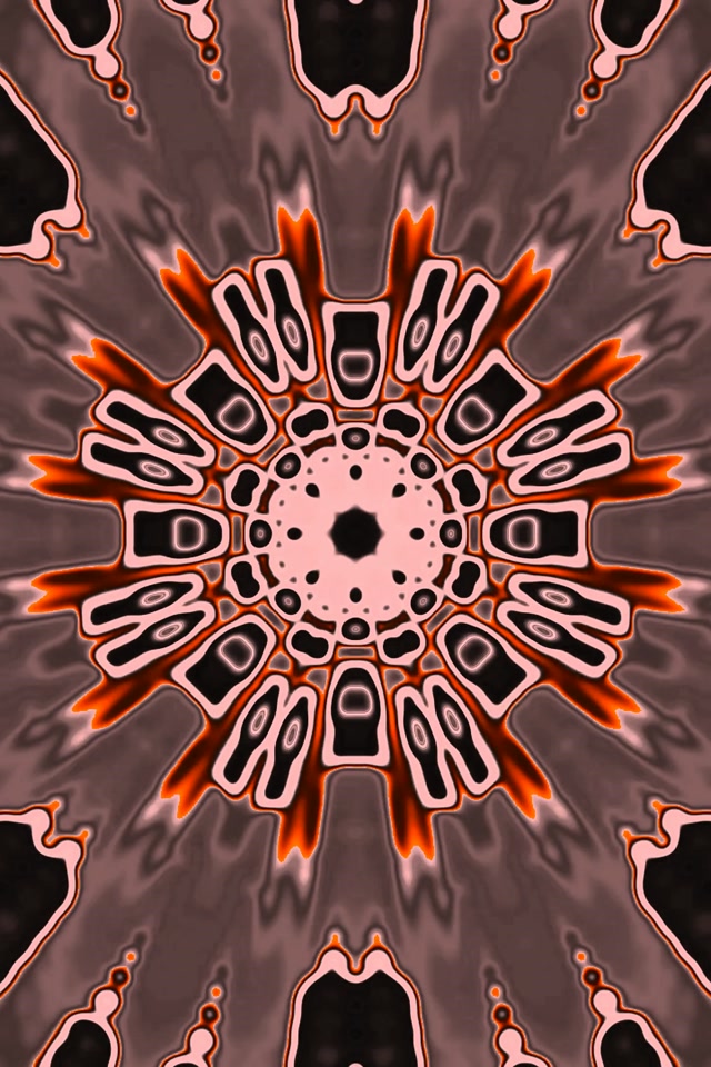 Neónový tunel Kaleidoskop Výbuch 2:3 Photo Portrait 60fps Šetrič obrazovky VJ Loop