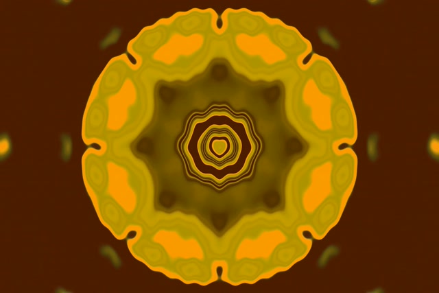 Neonový Tunel Slnečná Mandala VJ Loop 3:2 Surface 60fps Šetrič Obrazovky