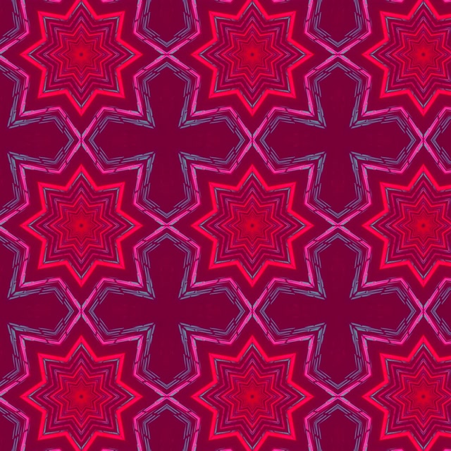 Neónový Tunel Hviezda Kaleidoskop VJLoops 1:1 Square 60fps Šetrič Obrazovky