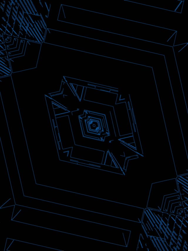 Neónový tunel ružový diamant vortex VjLoops 3:4 iPad portrét 60fps šetrič obrazovky