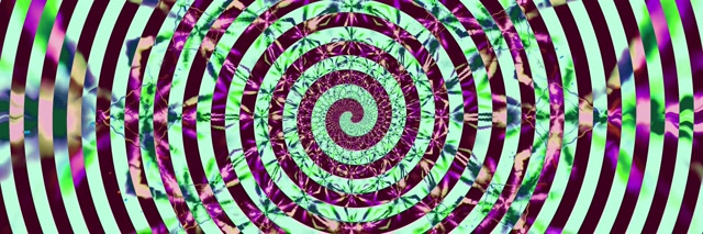 Neónový Tunel Hypnotický Špirálový Vortex 3:1 Triple Wide 60fps Šetrič Obrazovky Vj Loop