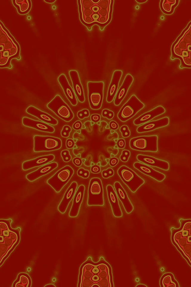 Neon Tunel Kaleidoskop Burst VJ Loop 2:3 Photo Portrait 60fps Šetrič Obrazovky