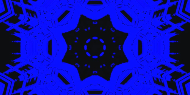 Modro-Čierny Neon Tunel Šetrič Obrazovky 2:1 Univisium 60fps VJ Loop PC Laptop