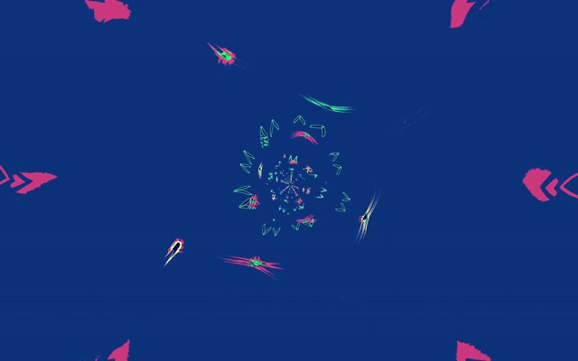 Neon Tunnel Ružová Zelená Špirála Šetrič Obrazovky 16:10 MacBook 60fps VJ Loop