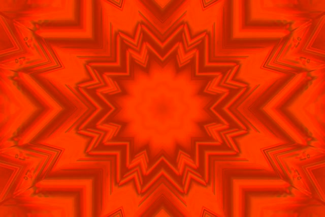 Neonový Tunel Červená Hviezda Výbuch VJ Loop 3:2 Surface 60fps Sporiť