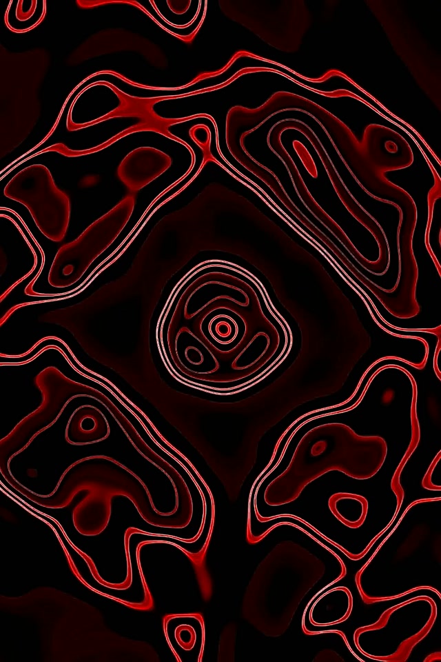 Červený Neónový Tunel Kontura Vortex Vj Loop 2:3 Foto Portrét 60fps Šetrič Obrazovky