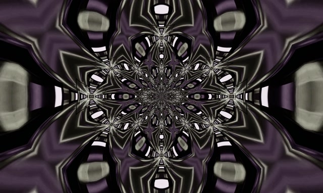 VjLoops Fraktál Kaleidoskop Neon Tunel 5:3 široký 60fps šetrič obrazovky