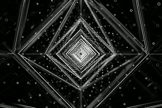 Neonový Tunel Diamant Vortex VJ Loop 3:2 Surface 60fps Sporiaci Obrazovka